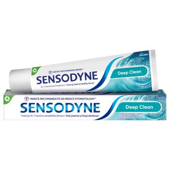 Зубная паста Sensodyne Глубокая очистка с фтором 75мл - купить, цены на За Раз - фото 1