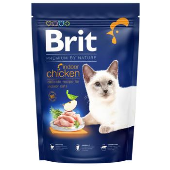 Brit Premium Dry Food with Chicken for Indoor Cats 1.5kg - buy, prices for MasterZoo - photo 1
