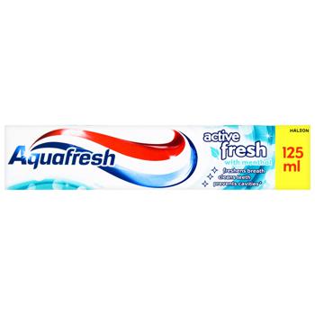 Зубна паста Aquafresh Activ Fresh with Mentol 125мл - купити, ціни на Cупермаркет "Харків" - фото 4