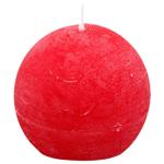 Candy Light Red Ball-Shaped Candles 7cm