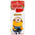 Коктейль молочний Нікчемний Я з наповнювачем полуниця 2% 200г