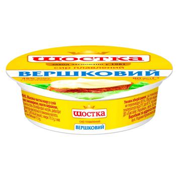 Shostka Creamy Processed Cheese 45% 90g - buy, prices for - photo 1