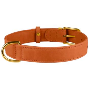 Barksi BronzeDog Crazy Тауні шкіряний нашийник для собак XXS - коричневий - купить, цены на MasterZoo - фото 4