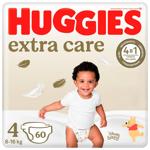 Huggies Extra Care Diapers 4 8-16kg 60pcs