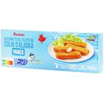 Палички рибні Auchan заморожені 450г