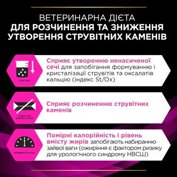 Корм влажный Pro Plan Veterinary Diets UR Urinary с лососем для кошек с заболеваниями мочевыводящих путей 85г - купить, цены на MasterZoo - фото 4