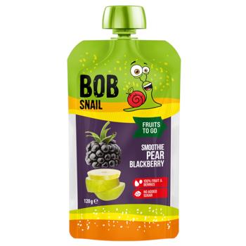 Смузи Bob Snail груша-лесная ежевика 120г - купить, цены на NOVUS - фото 1