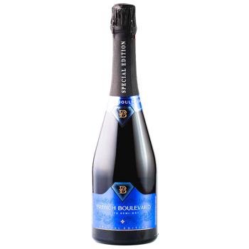 French Boulevard Special Edition White Semi-dry Sparkling Wine 10,5-13.5% 0.75l - buy, prices for Auchan - photo 1
