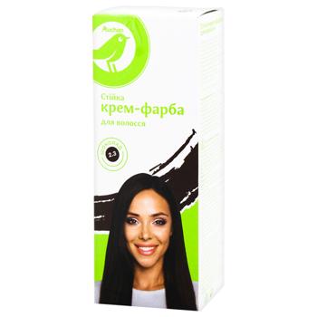 Крем-краска для волос Auchan 2.3 Шоколад - купить, цены на Auchan - фото 1
