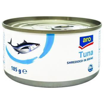 Aro Shredded Tuna in Brine 185g - buy, prices for METRO - photo 1