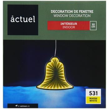 Фігурка Actuel ялинка, дзвіночок, зірка 16 см в асортименті - купити, ціни на Auchan - фото 4