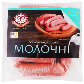 Сосиски Молочні в/г вагові ТМ Фарро - купить, цены на Эпицентр FOOD - фото 1