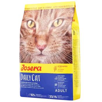 Корм сухой Josera DailyCat с домашней птицей для взрослых кошек 2кг