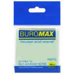 Блок для заметок Buromax Neon салатовый 75*75мм 100 листов