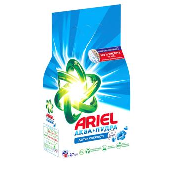 Ariel Aqua Powder Touch of Freshness Lenor Automatic Washing Powder 2.7kg - buy, prices for Za Raz - photo 4