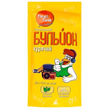 Бульйон Meal Time курячий концентрований 60г - купити, ціни на КОСМОС - фото 1