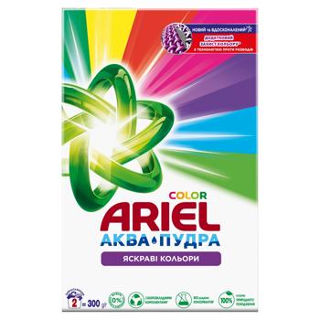 Стиральный порошок Ariel Аква-Пудра Color автомат 300г - купить, цены на Идеал - фото 3
