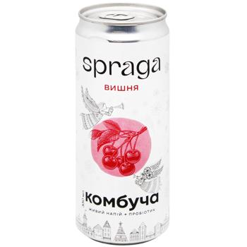 Комбуча Spraga Вишня 0,33л - купить, цены на Таврия В - фото 1