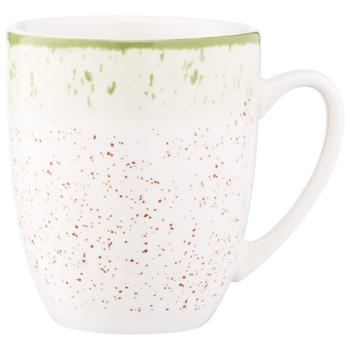 Ardesto Siena White Green Mug 360ml