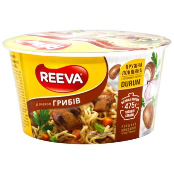 Лапша Reeva со вкусом грибов 75г - купить, цены на КОСМОС - фото 1