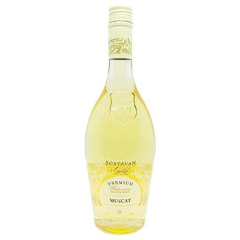 Вино Bostavan Gold Мускат біле напівсолодке 11,5-13,5% 0,75л