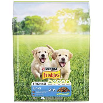 Корм сухой Friskies Junior с курицей, овощами и молоком для щенков 2,4кг - купить, цены на - фото 2