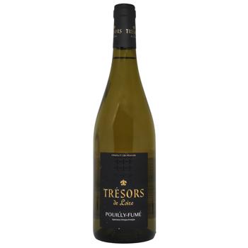Вино Tresors de Loire Pouilly-Fume белое 12,5% 0,75л - купить, цены на КОСМОС - фото 1