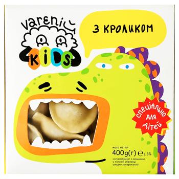 Вареники дитячі з кроликом VARENIЙ 400 г