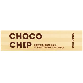 Green Chef Choco Chip Chocolate Chip Cereal Bar 40g - buy, prices for WINETIME - photo 2