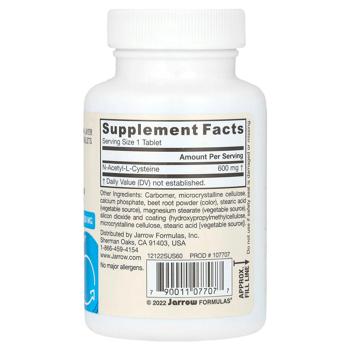 Jarrow Formulas NAC N-Acetyl-L-Cysteine 600mg 60 tablets - buy, prices for Biotus - photo 2