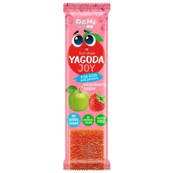 Пастила D.E.M.I. Yagoda Joy фруктова з соком полуниці 15г - купити, ціни на Чудо Маркет - фото 1