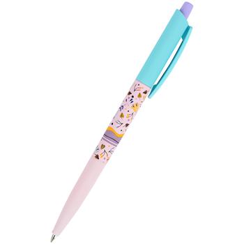 Axent Flowers Ballpoint Blue Pen 0.5mm - buy, prices for Auchan - photo 1