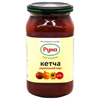 Runa Ketcha Tomato Sauce with Stevia 475g - buy, prices for COSMOS - photo 1