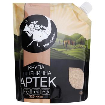 Крупа пшенична Моя Країна Артек 600г - купити, ціни на КОСМОС - фото 1