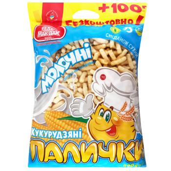 Mak-Dak Milky Sweet Unglazed Corn Sticks 500g - buy, prices for Epicentr FOOD - photo 1