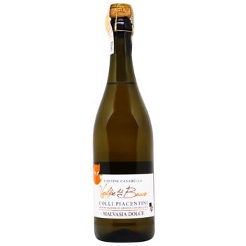 Volpe di Bacco Malvasia Frizzante Dolce White Sweet Sparkling Wine 7% 0.75l - buy, prices for WINETIME - photo 1