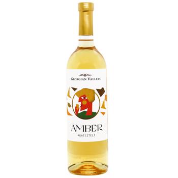 GV Amber Rkatsiteli Dry White Wine 11.5% 0.7 l - buy, prices for ULTRAMARKET - photo 1