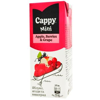 Cappy Mini Berries-Grapes-Apple Nectar 200ml - buy, prices for AlcoHub - photo 1