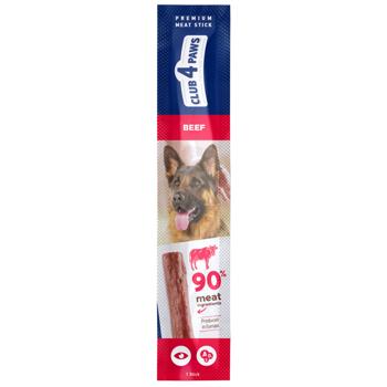 Ласощі для собак Club 4 Paws Premium з яловичиною паличка 12г - купити, ціни на MasterZoo - фото 1