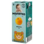 Malyatko for children from 5 months apricot juice 200ml
