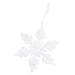 Підвіска ялинкова Сніжинка 10,5 см гліттер арт. WH41163 9245 И938