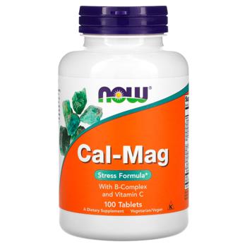 Кальцій і магній Now Foods Cal-Mag 100 таблеток - купити, ціни на Біотус - фото 1