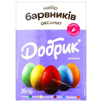 Набор красителей Добрик Бархат для яиц + кислота винная 10шт 30г - купить, цены на КОСМОС - фото 2