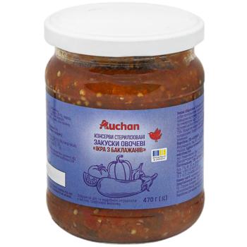 Закуска овощная Auchan Икра из баклажанов 470г