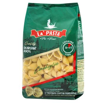 La Pasta Conchiglie Pasta 400g - buy, prices for COSMOS - photo 1