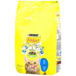 Корм сухий Friskies з лососем та овочами для дорослих котів 1,5кг