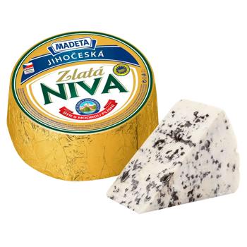 Сир Ніва Моравія 60%  із пліснявою, кг (Madeta) - купить, цены на Чудо Маркет - фото 1