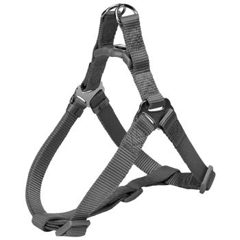 Trixie Premium One Touch Nylon Loop Harness for Dogs XS-S 30-40cm/10mm Graphite - buy, prices for MasterZoo - photo 1