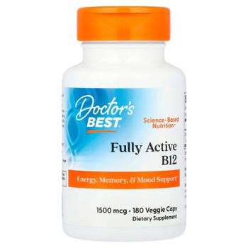 Doctor's Best Methylcobalamin Fully Active Vitamin В12 1500mcg 180 capsules - buy, prices for Biotus - photo 1