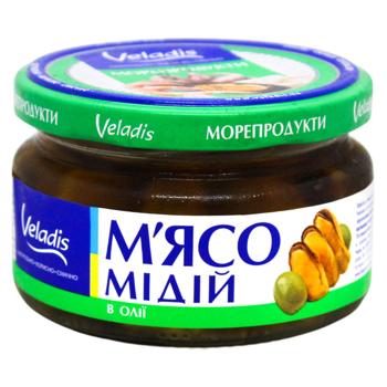 Мидии Veladis в масле 200г